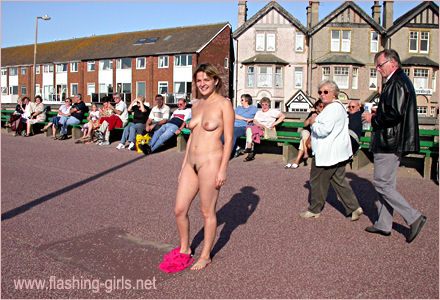 Girls Walking Naked In Public Park
